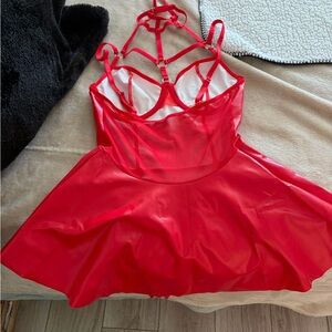 Elegant Red Chemise